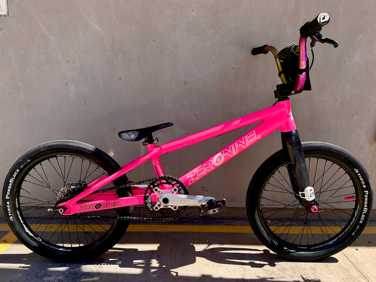 bmx bicycle with gears 16" Madd Gear MG16 and the front 20" Madd Gear MG20