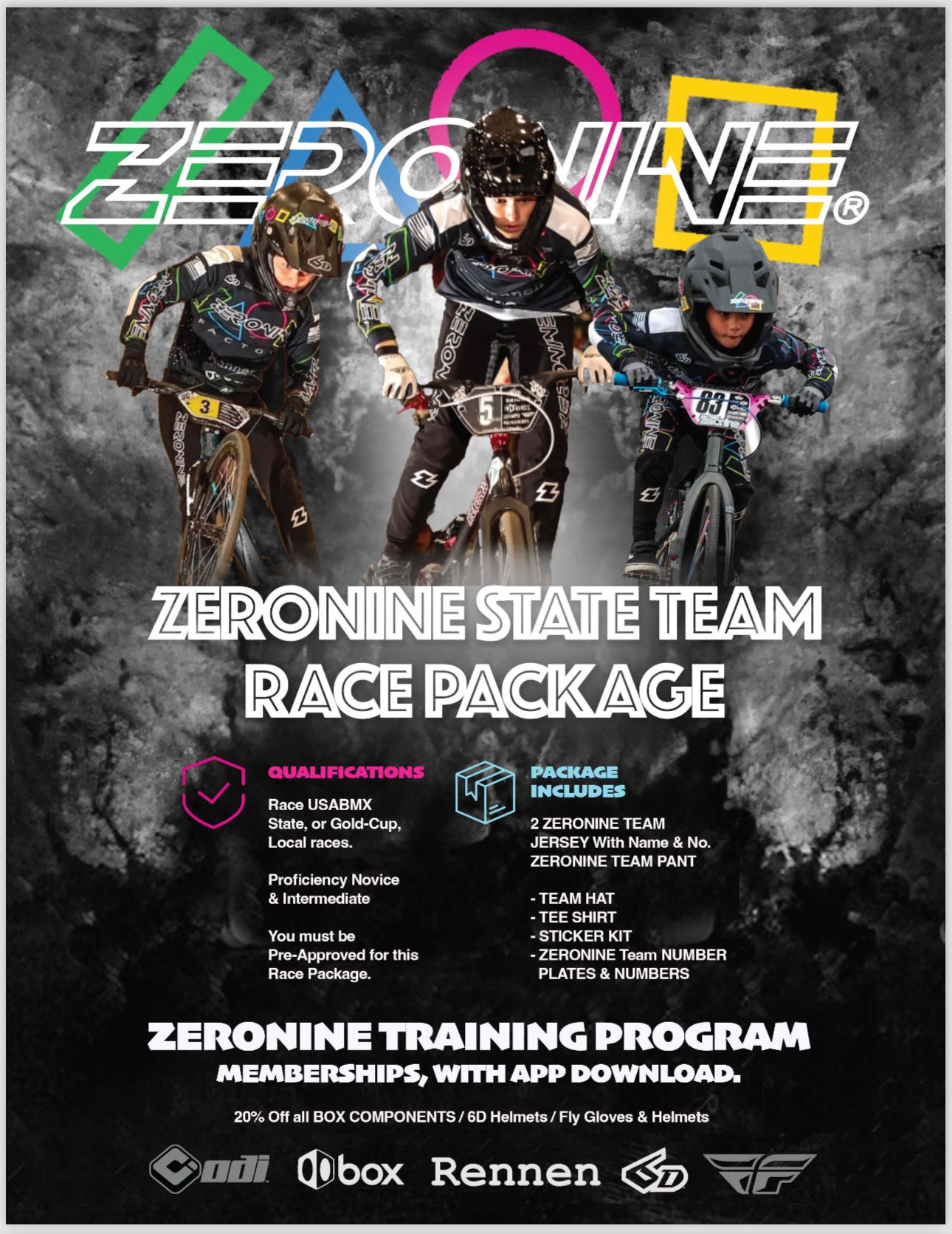 State Team - Support Package – ZeronineBMX.co