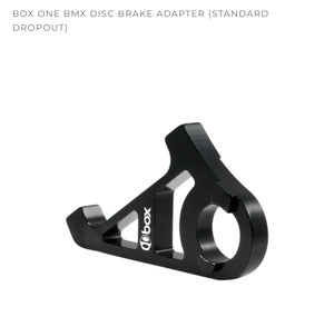 BOX ONE BMX DISC BRAKE ADAPTER for 10mm Dropout