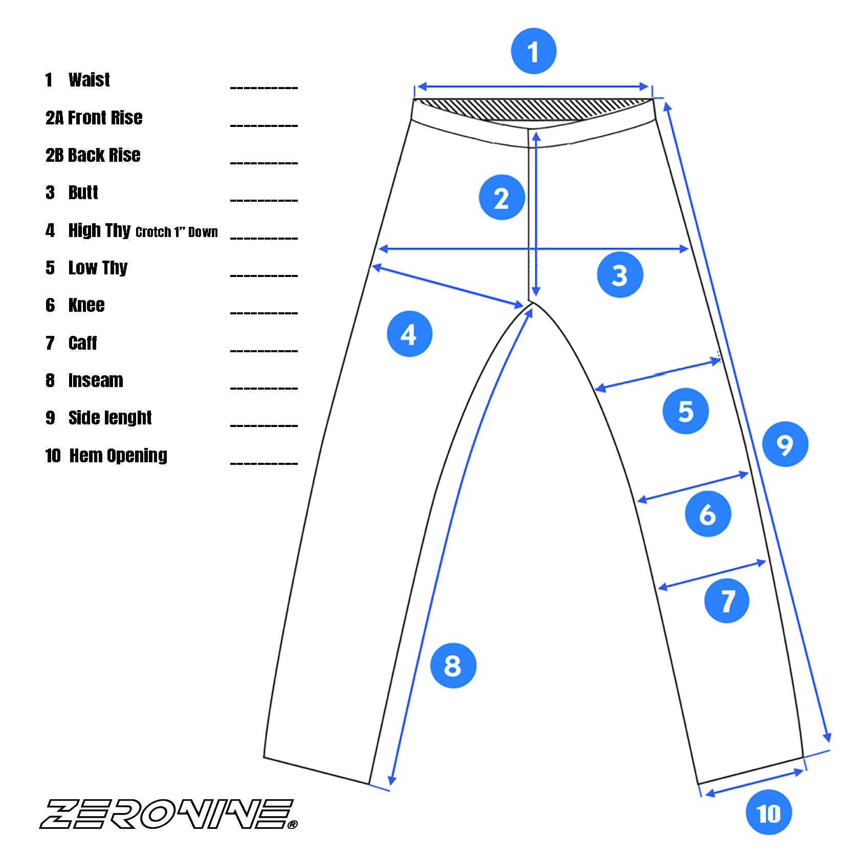 ZERONINE 3/4 AIRFLOW RACE PANT