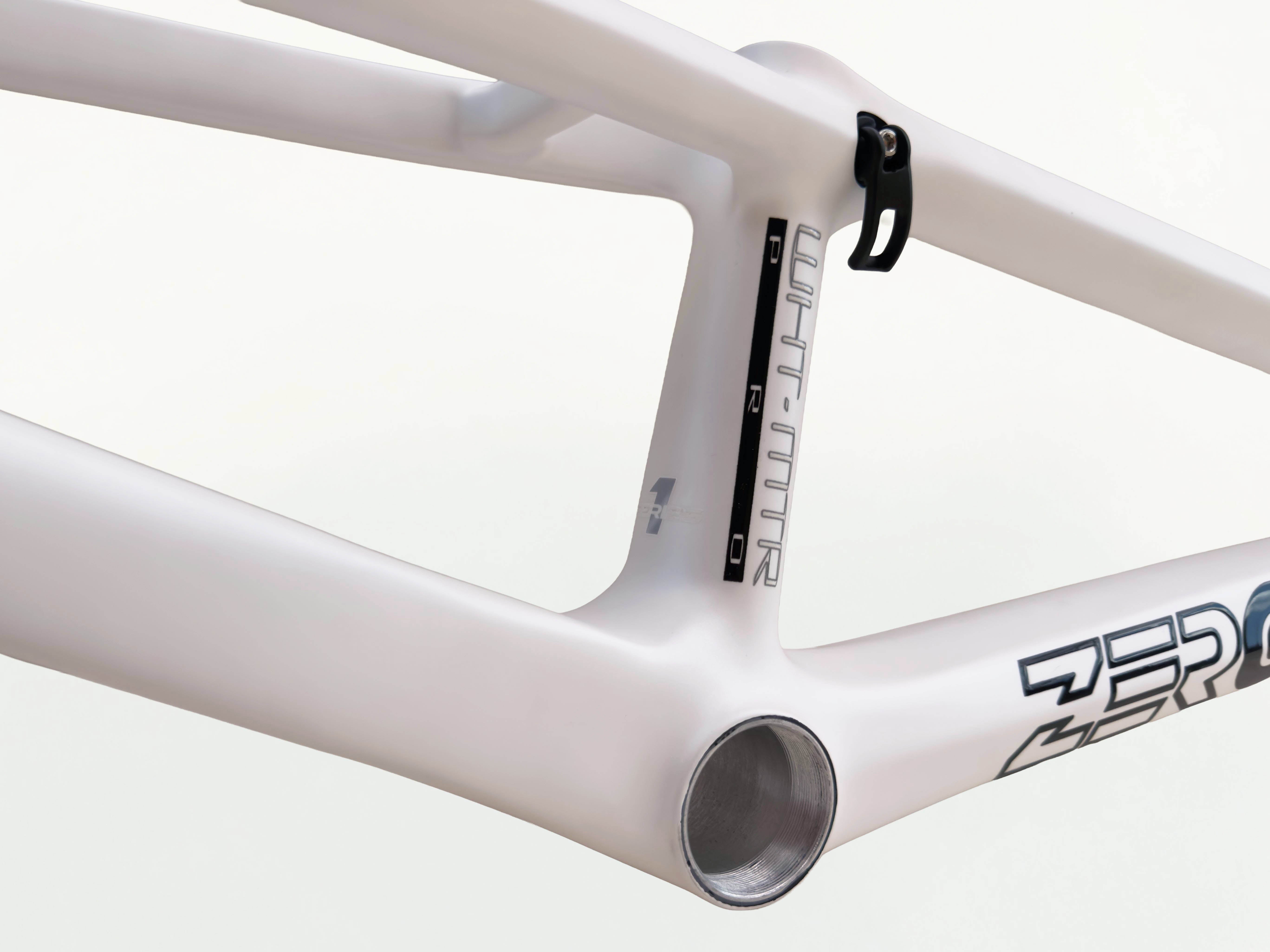 ZERONINE - DRK MTR CARBON RACE FRAME - BLACK or WHITE