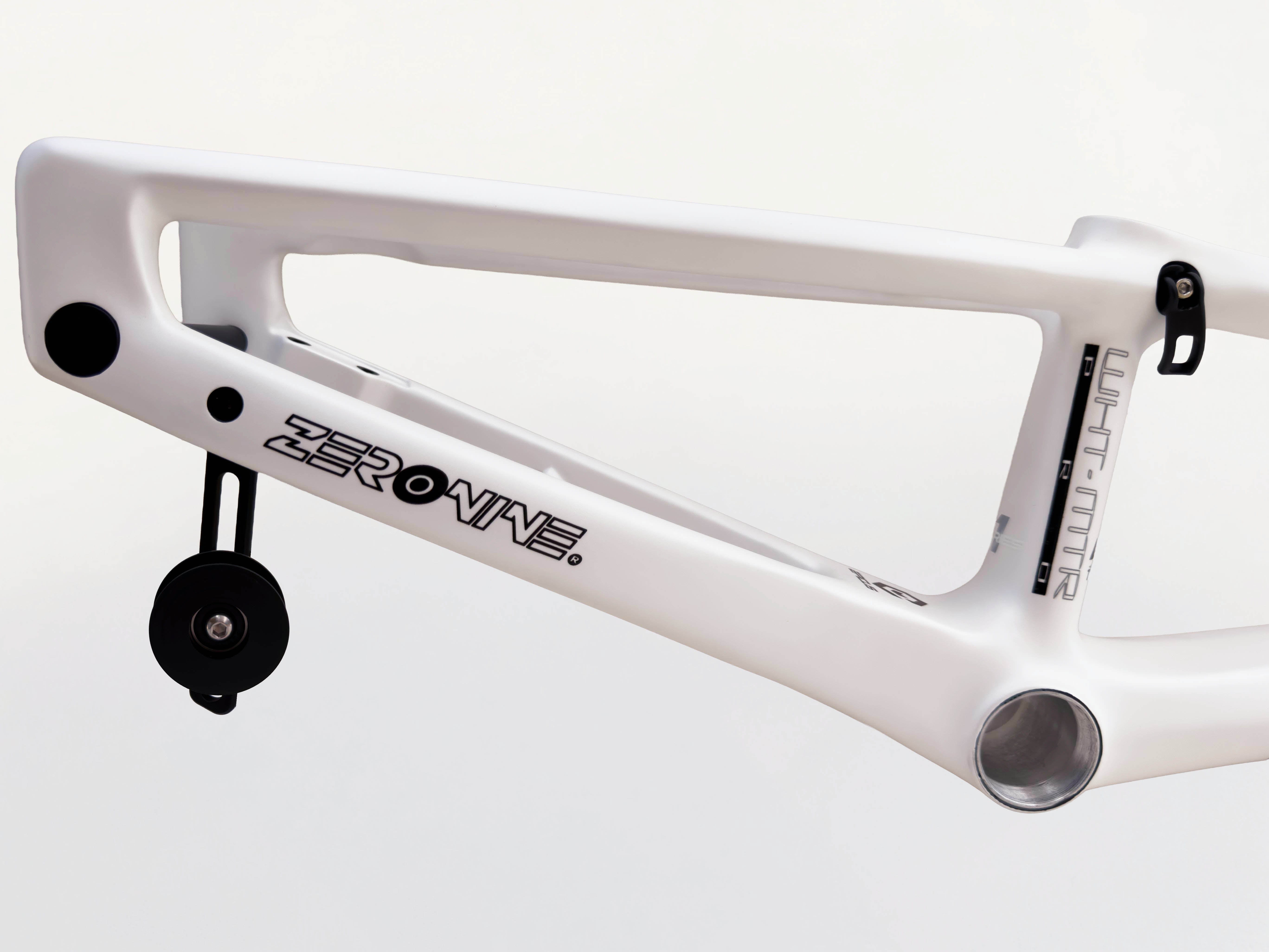 ZERONINE - DRK MTR CARBON RACE FRAME - BLACK or WHITE